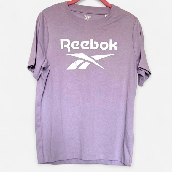 Reebok Purple Short Sleeve Tee Size M - Picture 1 of 6